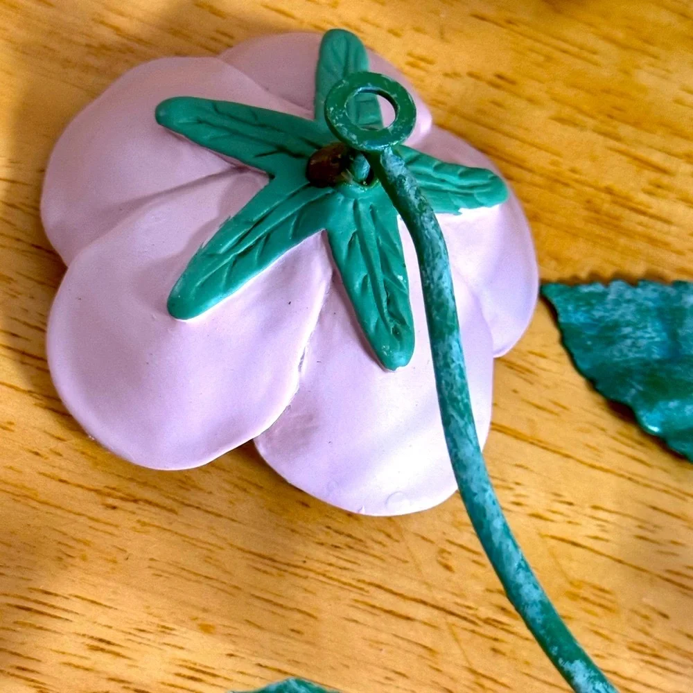 Pink Floral Hanging Wall Hooks Farmhouse Home Decor Set of 2 ~ 7” length 🌸